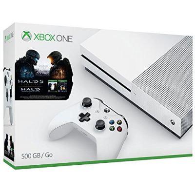 Microsoft Xbox One S 500Gb White + Halo 5: Guardians + Нalo: The Master Chief Collection